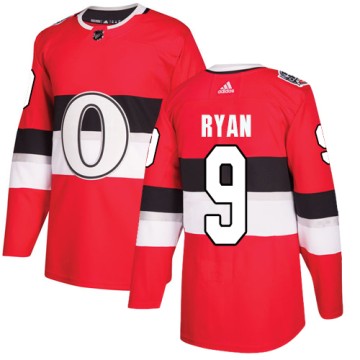 Authentic Adidas Men's Bobby Ryan Ottawa Senators 2017 100 Classic Jersey - Red