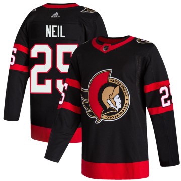 Authentic Adidas Men's Chris Neil Ottawa Senators 2020/21 Home Jersey - Black