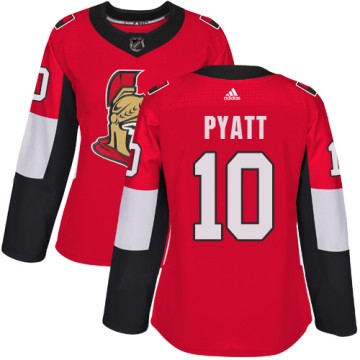Authentic Adidas Women's Tom Pyatt Ottawa Senators Home Jersey - Red