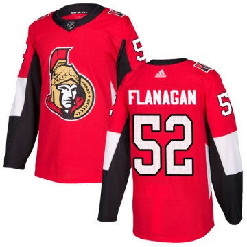 Authentic Adidas Youth Kyle Flanagan Ottawa Senators Home Jersey - Red