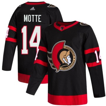 Authentic Adidas Youth Tyler Motte Ottawa Senators 2020/21 Home Jersey - Black