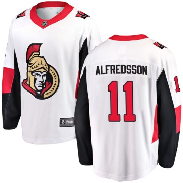 Breakaway Fanatics Branded Men's Daniel Alfredsson Ottawa Senators Away Jersey - White