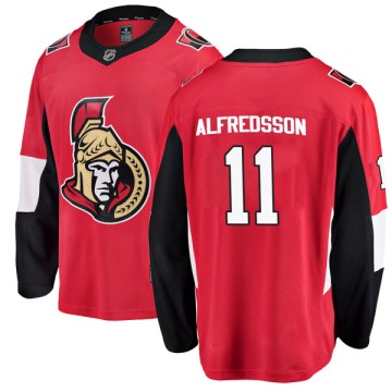 Breakaway Fanatics Branded Men's Daniel Alfredsson Ottawa Senators Home Jersey - Red