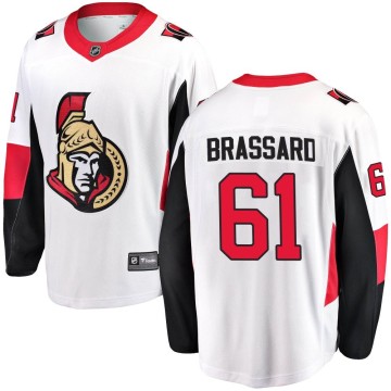 Breakaway Fanatics Branded Men's Derick Brassard Ottawa Senators Away Jersey - White