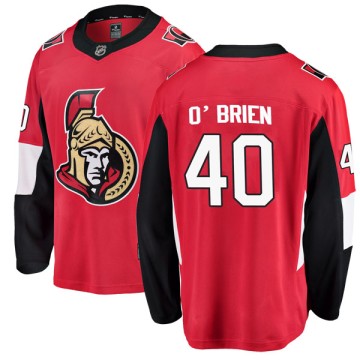 Breakaway Fanatics Branded Men's Jim O'Brien Ottawa Senators Home Jersey - Red