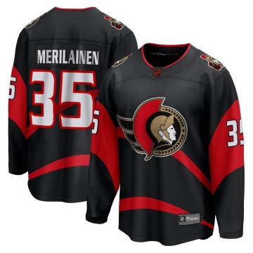 Breakaway Fanatics Branded Men's Leevi Merilainen Ottawa Senators Special Edition 2.0 Jersey - Black