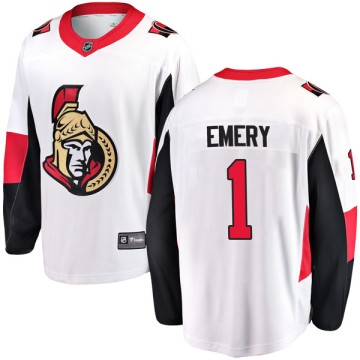 Breakaway Fanatics Branded Men's Ray Emery Ottawa Senators Away Jersey - White