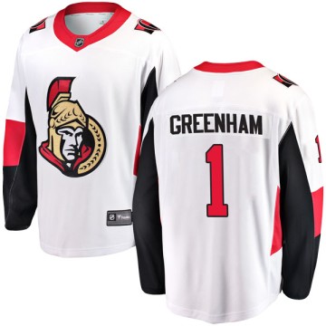 Breakaway Fanatics Branded Men's Scott Greenham Ottawa Senators Away Jersey - White