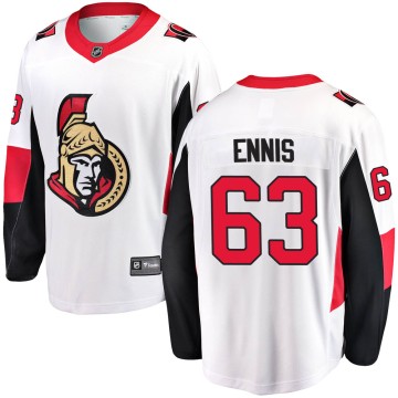Breakaway Fanatics Branded Men's Tyler Ennis Ottawa Senators Away Jersey - White