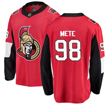 Breakaway Fanatics Branded Men's Victor Mete Ottawa Senators Home Jersey - Red