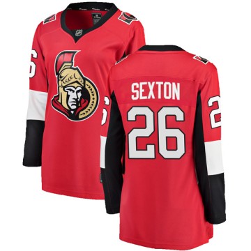 Breakaway Fanatics Branded Women's Ben Sexton Ottawa Senators Home Jersey - Red