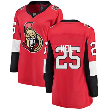 Breakaway Fanatics Branded Women's Chris Neil Ottawa Senators Home Jersey - Red