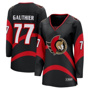 Breakaway Fanatics Branded Women's Julien Gauthier Ottawa Senators Special Edition 2.0 Jersey - Black