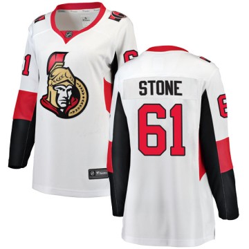 Breakaway Fanatics Branded Women's Mark Stone Ottawa Senators Away Jersey - White