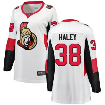 Breakaway Fanatics Branded Women's Micheal Haley Ottawa Senators Away Jersey - White