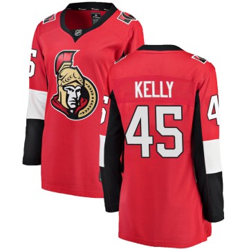 Breakaway Fanatics Branded Women's Parker Kelly Ottawa Senators Home Jersey - Red