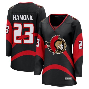 Breakaway Fanatics Branded Women's Travis Hamonic Ottawa Senators Special Edition 2.0 Jersey - Black