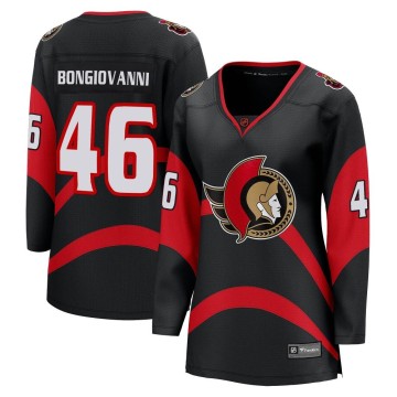 Breakaway Fanatics Branded Women's Wyatt Bongiovanni Ottawa Senators Special Edition 2.0 Jersey - Black