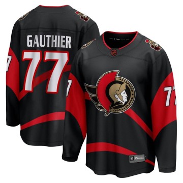 Breakaway Fanatics Branded Youth Julien Gauthier Ottawa Senators Special Edition 2.0 Jersey - Black