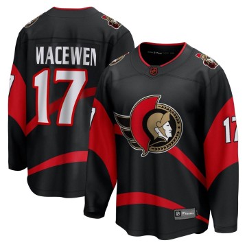 Breakaway Fanatics Branded Youth Zack MacEwen Ottawa Senators Special Edition 2.0 Jersey - Black