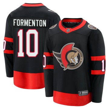 Premier Fanatics Branded Men's Alex Formenton Ottawa Senators Breakaway 2020/21 Home Jersey - Black