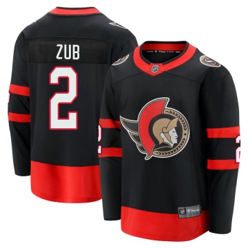 Premier Fanatics Branded Men's Artem Zub Ottawa Senators Breakaway 2020/21 Home Jersey - Black