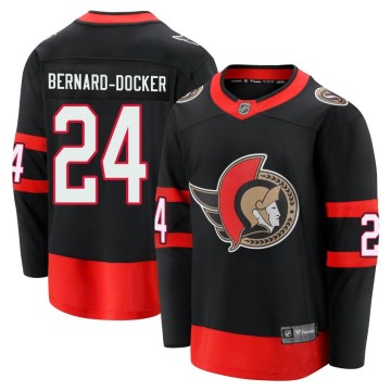 Premier Fanatics Branded Men's Jacob Bernard-Docker Ottawa Senators Breakaway 2020/21 Home Jersey - Black