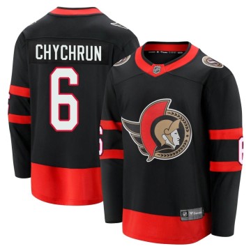 Premier Fanatics Branded Men's Jakob Chychrun Ottawa Senators Breakaway 2020/21 Home Jersey - Black
