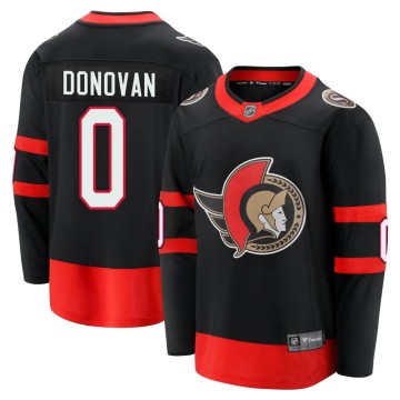 Premier Fanatics Branded Men's Jorian Donovan Ottawa Senators Breakaway 2020/21 Home Jersey - Black