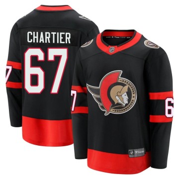 Premier Fanatics Branded Men's Rourke Chartier Ottawa Senators Breakaway 2020/21 Home Jersey - Black