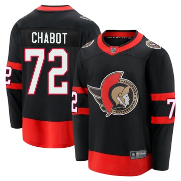 Premier Fanatics Branded Men's Thomas Chabot Ottawa Senators Breakaway 2020/21 Home Jersey - Black