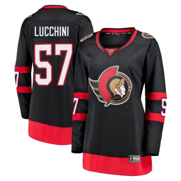 Premier Fanatics Branded Women's Jake Lucchini Ottawa Senators Breakaway 2020/21 Home Jersey - Black
