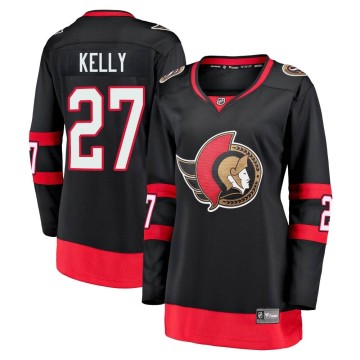 Premier Fanatics Branded Women's Parker Kelly Ottawa Senators Breakaway 2020/21 Home Jersey - Black
