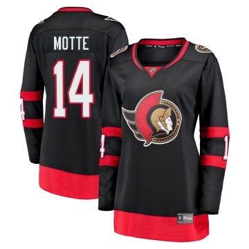 Premier Fanatics Branded Women's Tyler Motte Ottawa Senators Breakaway 2020/21 Home Jersey - Black