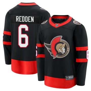 Premier Fanatics Branded Youth Wade Redden Ottawa Senators Breakaway 2020/21 Home Jersey - Black